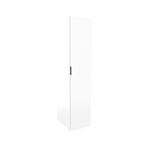 Lugna 2048 x 450 x 580mm White 3 Shelf 3 Drawer Wardrobe Unit