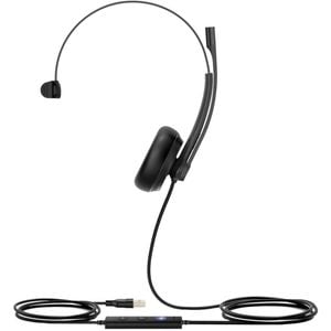 Yealink UH34 Teams Certified Noise Cancelling Mono Headset - Black