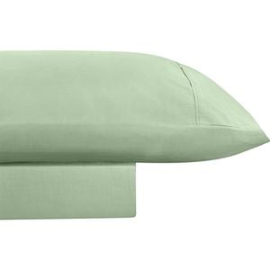 Odyssey Living Breathe Cotton Bed Sheet Set King Sage