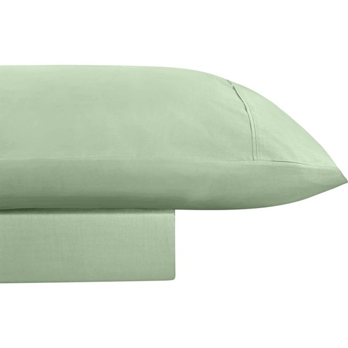 Odyssey Living Breathe Cotton Bed Sheet Set King Sage