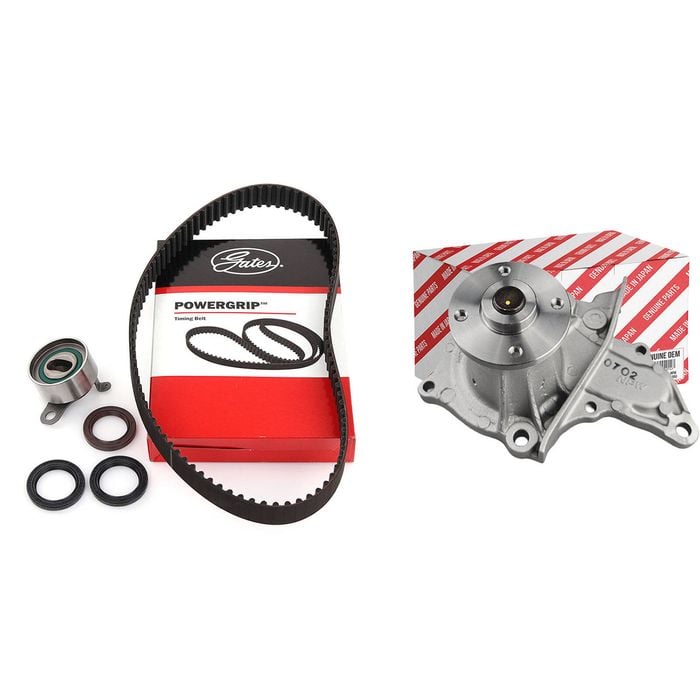 Timing Belt Kit+oe Water Pump For Toyota Corolla Ae93 Ae96 Ae102 Ae112 1.8l 7afe