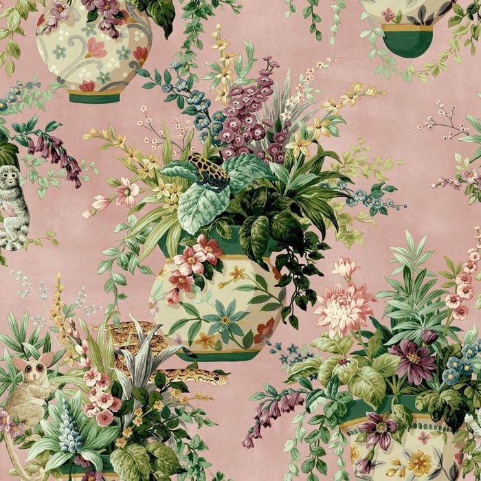 Rivara Pink Wallpaper. 53cm x 10.05m