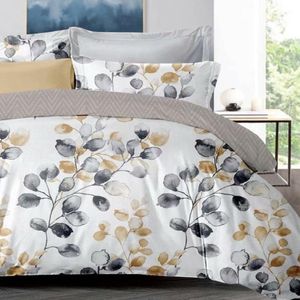 Dreamfields Queen Eden Leaves Design Soft Quilt/Doona/Duvet Cover  Set