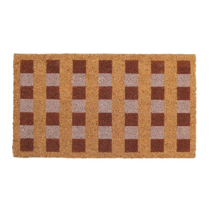 Madras Link 40 x 70cm Grid Mocha Coir Mat