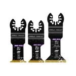 Full Boar Wood & Metal Plunge Cut Multi-tool Blades - 3 Pack