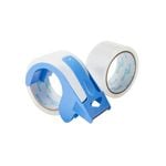 Wrap & Move 48mm x 50m Clear Packaging Tape with Handheld Dispenser - 2 Pack