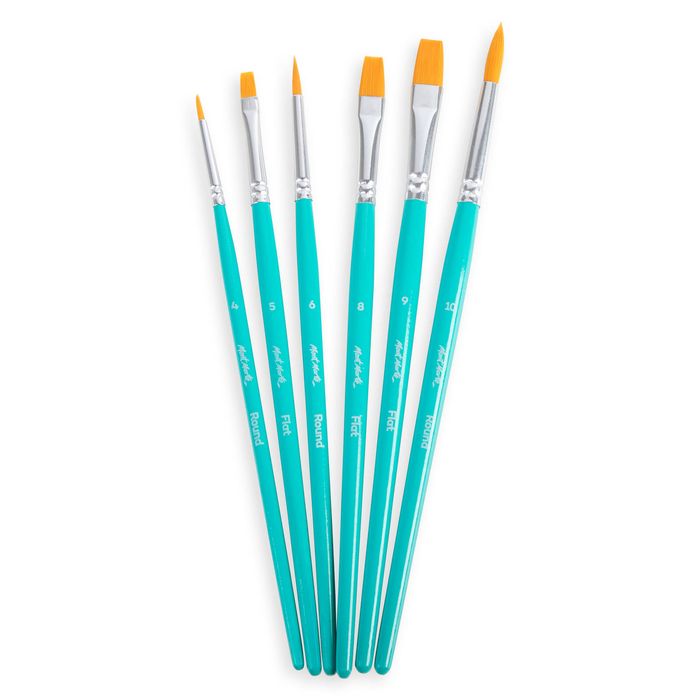 Mont Marte 6 Piece Small Paint Brush Set