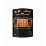 Feast Watson 1L Satin Clear Weatherproof Timber Varnish