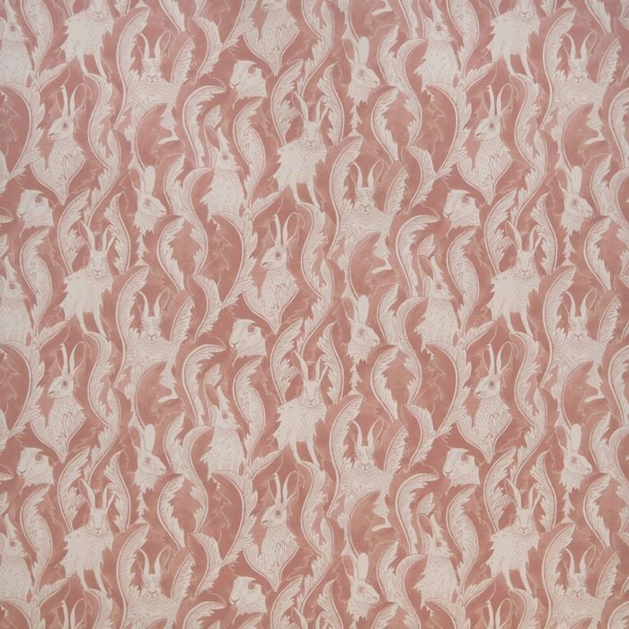 Wallpaper Trader Hiding Hares Dusty Pink