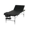 Zenses Massage Table Black 3 Fold