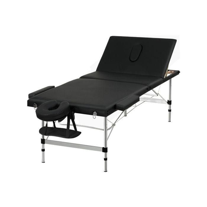 Zenses Massage Table Black 3 Fold