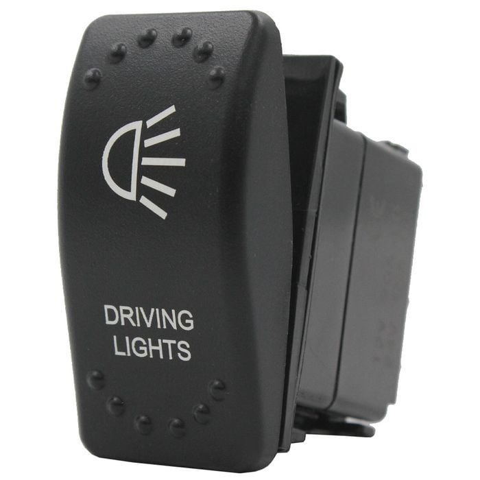 Switch Boss Dual Green LED Laser Etched Rocker Switch - Driving Lights