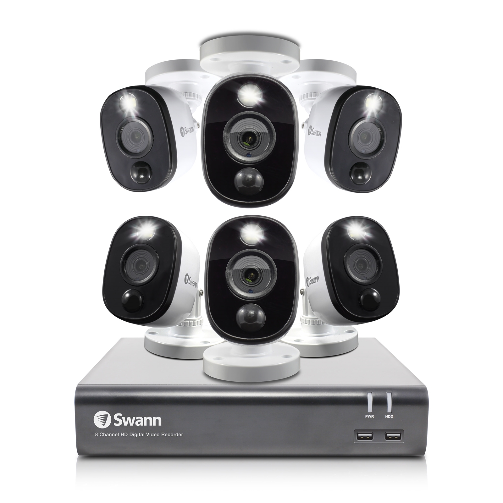 Swann DVR CCTV System With 1TB HDD And 6 x 1080p Security Cameras product image