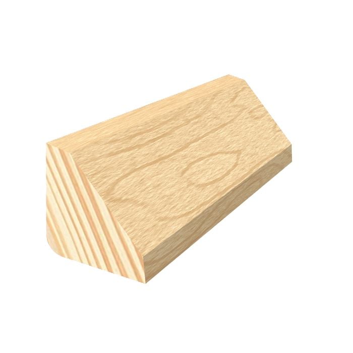 12 x 12mm 2.4m Tri Quad Clear Pine