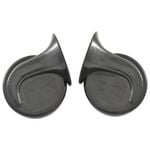 12V Dual Tone Twin Trumpet Snail Horn Set for Car, Motorcycle, Van or Boat