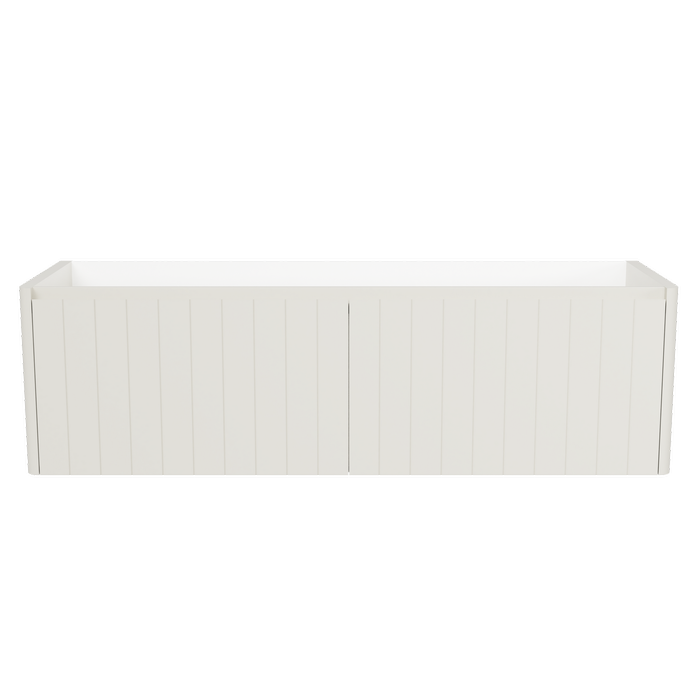 New England Joinery 1500mm Noble Double Bowl Wall Hung Vanity - Cabinet Only