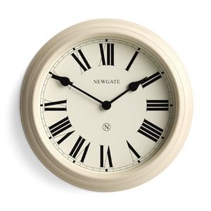 Newgate Notting Hill Wall Clock-vanilla Cream