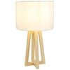 Brite Tripod Timber Base Table Lamp