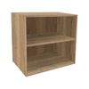 Kaboodle 600-699mm Hazelnut V Customisable Deep Open Med Wall Shelf
