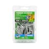 Zenith 10g x 50mm Galvanised Countersunk Ribbed Head Type 17 Timber Screws - 50 Pack