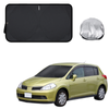 Front Windscreen Sun Shade for Nissan Tiida 2006 - 2013 C11 - Standard 150 x 85 cm - Black