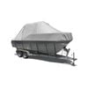 Seamanship Boat Cover 19-21ft Trailerable Jumbo Marine Grade Heavy Duty Grey