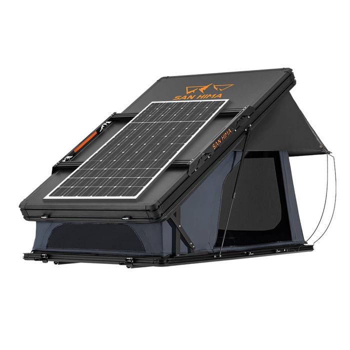 San Hima Kalbarri X Rooftop Tent Hardshell With Ladder 4x4 + 250w Solar Panel