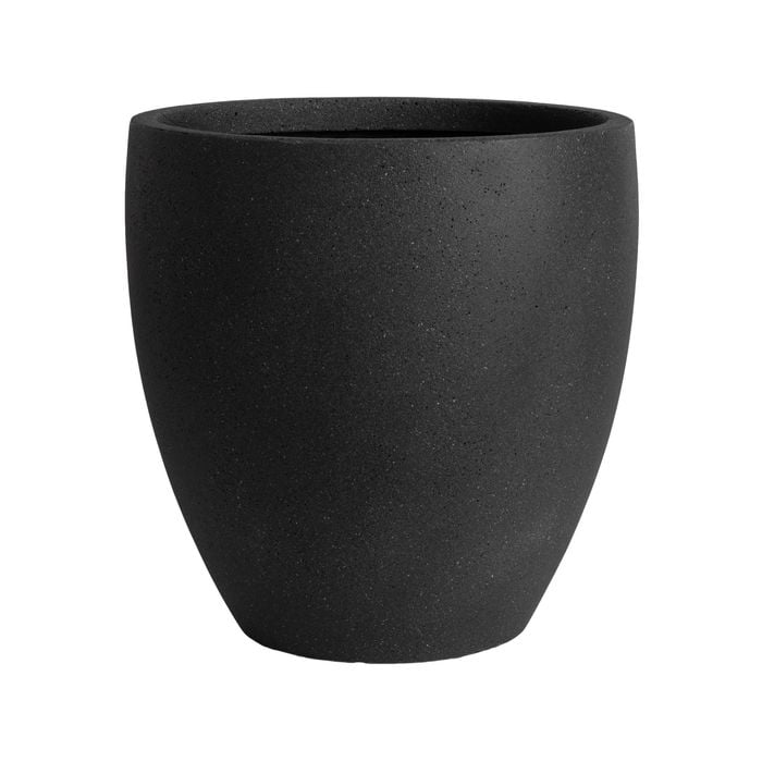 Tuscan Path 37 x 37cm Grey Harper Egg Fibreglass Pot