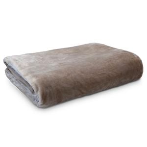Ardor Boudoir Lucia Luxury Queen Stone Plush Velvet Blanket