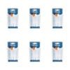 6x 2pc Malli Sewing Plastic Sewing Needle Storage Container/case 1x6cm Clear
