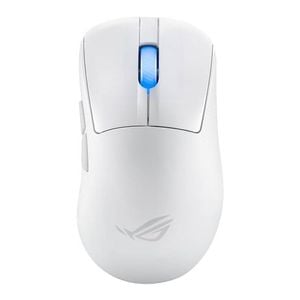 Asus Rog Keris Ii Ace Wireless Ergonomic Lightweight Gaming Mouse - Moonlight White [rog Keris Ii Wl Ace Moonlight White]