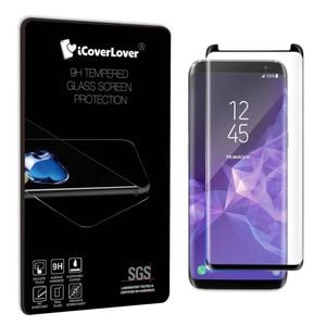 Icoverlover For Samsung Galaxy S9,3d Full Screen Glass Screen Protector