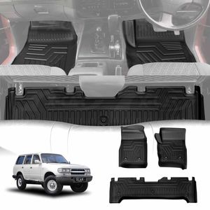 3d Floor Mats For Toyota Landcruiser 80 Series 1991-1998 Heavy Duty All Weather Car Carpet Liner Set Accessories