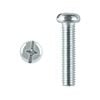 Pinnacle M4 x 50mm Zinc Plated Round Head Bolts And Nuts - 6 Pack