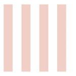 Cristiana Masi Pink Stripes Wallpaper -Pink / White 10.05m x 53cm