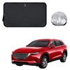 Front Windscreen Sun Shade for Mazda CX-9 2016 - Current (TC) - Standard 150 x 85 cm - Black