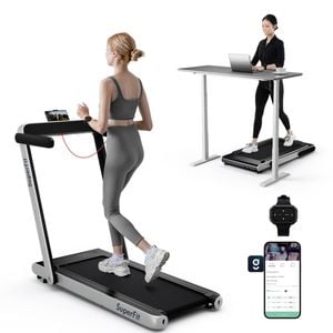 Costway 3hp Walking Running Machine Electric Treadmill Silver