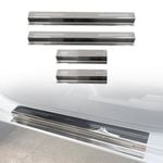 AUSGO Stainless Steel Door Sill Protector for Mazda BT-50 BT50 Dual Cab 2020-Onwards Scuff Plate Cover
