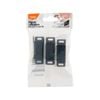 Taskmaster 46mm Black Magnetic Door Catch - 3 Pack