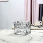 Provincial Square Glass Vase Ash