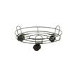 EDEN 33cm Round Pot Plant Trolley With Rails