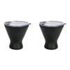 2PK Annabel Trends 250ml Stainless Steel Double Walled Cocktail Cup - Black