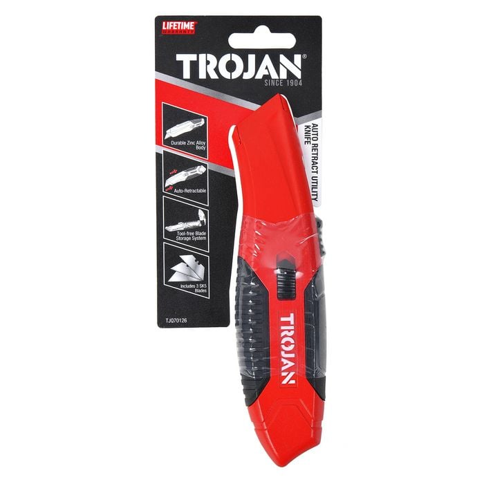 Trojan Auto Retract Utility Knife