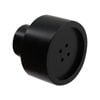Adoored 26mm Black Button Cabinet Knob - 4 Pack - Black