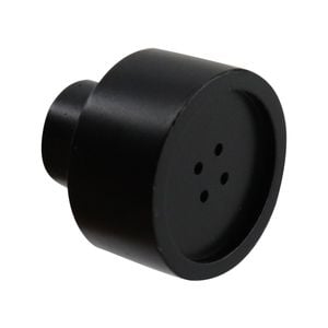 Adoored 26mm Black Button Cabinet Knob - 4 Pack - Black