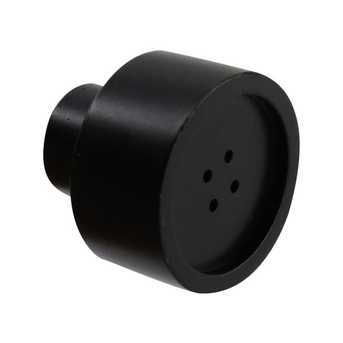 Adoored 26mm Black Button Cabinet Knob - 4 Pack - Black