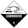 Pinnacle 270 x 270mm Poly Corrosive 8 Sign