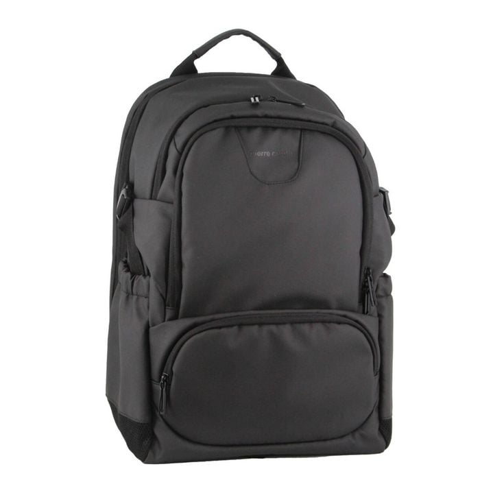 Pierre Cardin Backpack  Travel & Business Built-in USB Port Outdoor Black
