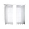 Windoware 120 x 223cm White Claire Sheer Tab Top Curtain - 1 Pack