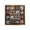 Catzon 42 Pcs Christmas Balls Colored Shatterproof Plastic Baubles for Xmas Party-Set7
